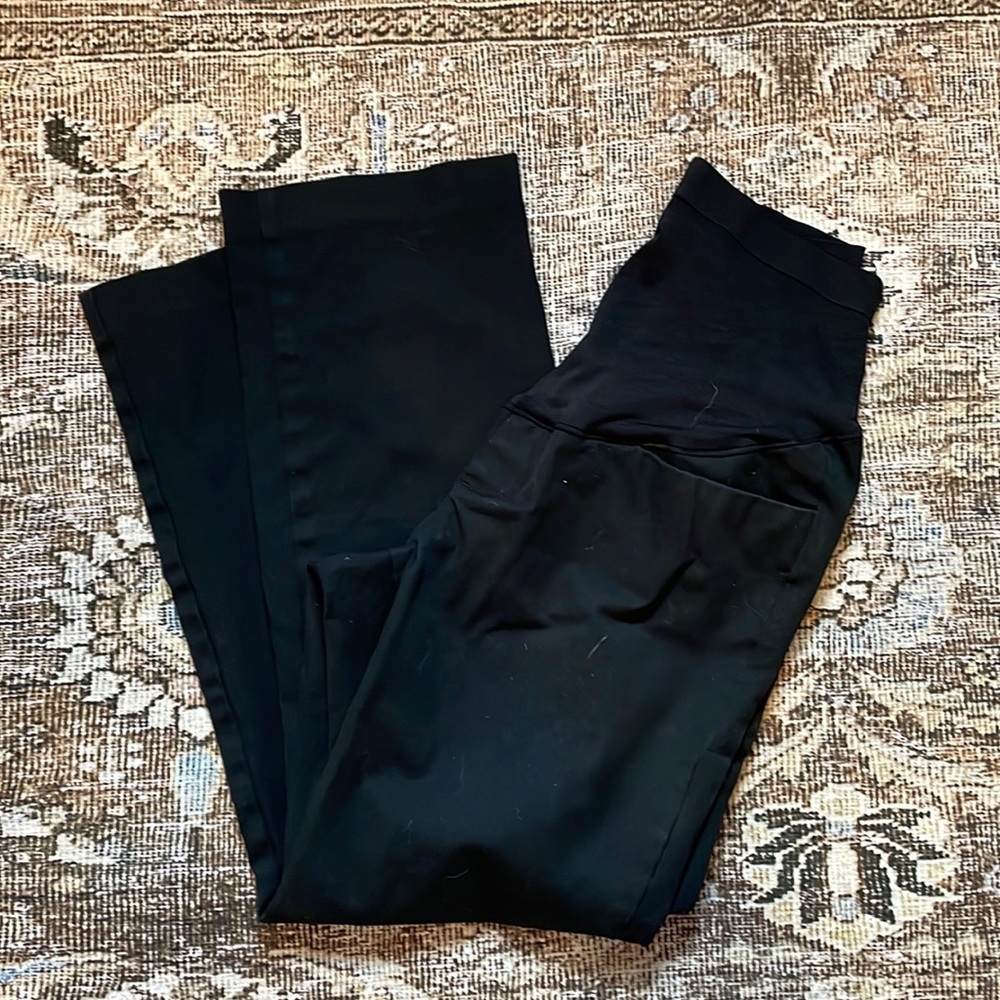 Size 4 Full Panel Maternity Dress Pant -Pixie Old Navy